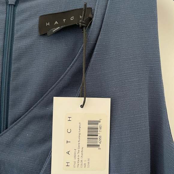 NWT HATCH Back In The Game Nursing Jumpsuit - Size 1 - Picture 4 of 4
